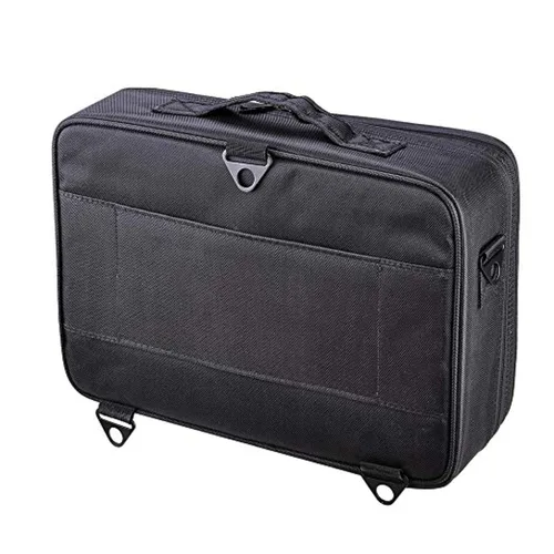 Miniatura 4 de Estuche de viaje para maquillaje, organizador de cosméticos, bolsa de almacenamiento portátil para artistas, con divisores ajustables