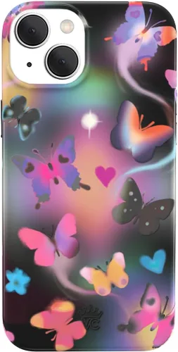 Miniatura 60 de VELVET CAVIAR Funda para iPhone 15 Pro, compatible con MagSafe, probada en caídas de 10 pies, estampado de leopardo y amatista púrpura