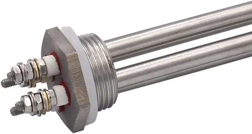 Miniatura 6 de DERNORD Calentador de inmersión de 12V 300W Elemento calentador de agua sumergible Elemento de calefacción de acero inoxidable con ajuste NPSM de 1