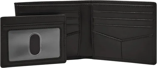 Miniatura 10 de Fossil Cartera de cuero plegable deslizante 2 en 1 con funda extraíble para tarjetas para hombres