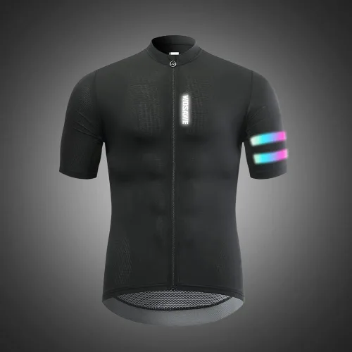 Miniatura 7 de WOSAWE Camiseta de ciclismo transpirable de manga corta para hombre