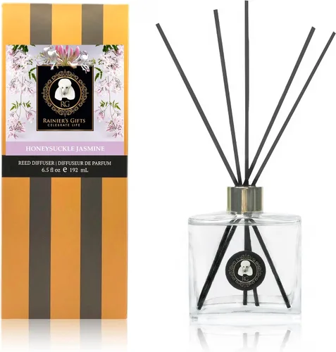 Miniatura 21 de Rainier's Gifts Juego de difusor de varillas (French Country Rose Garden) – Varillas difusoras de aceite perfumado – Ambientador de aromaterapia