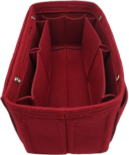 Miniatura 9 de LEXSION Organizador de fieltro para bolso – Bolsa de bolsillo múltiple en bolsa organizadora