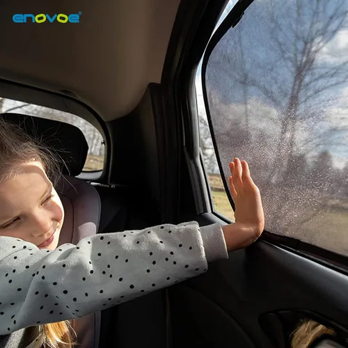 Miniatura 7 de Enovoe - Paquete de 2 persianas para ventana de automóvil de 19 x 12 pulgadas en cubierta lateral para SUV, sedanes y camiones, protege al bebé