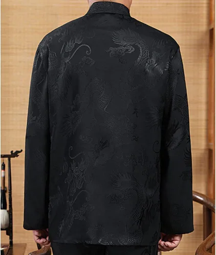 Miniatura 3 de Uniforme de Kung Fu para hombre, traje de camisa chino tradicional Tang Hanfu artes marciales Wing Chun Tai Chi entrenamiento pantalones de tela
