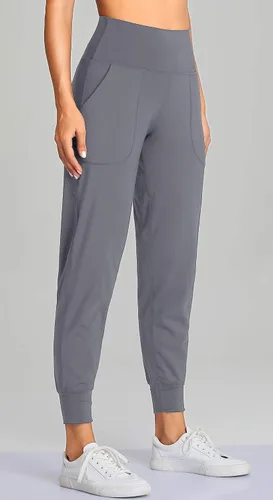Miniatura 34 de Oalka - Pantalones deportivos para mujer, con cintura alta y bolsillos, para hacer deporte, yoga y entrenar