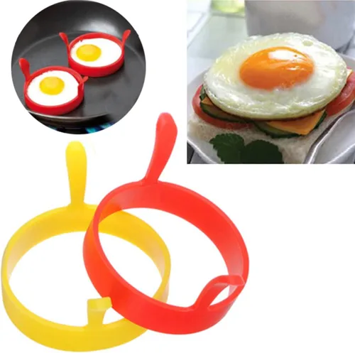Miniatura 2 de Los anillos de cocina de silicona de la categoría alimenticia del palillo de los anillos cocinan los huevos y las tortitas