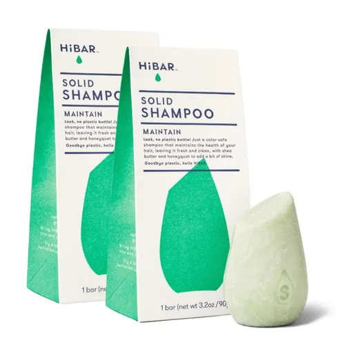 Miniatura 2 de HIBAR - Barra de champú calmante - Para cuero cabelludo seco, picazón y escamosos - Mejora la salud del cuero cabelludo - Con extracto de corteza