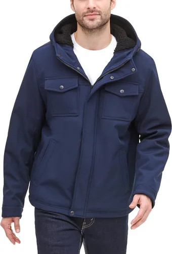 DOCKERS Men's Arctic Cloth Sherpa Storm Jacket