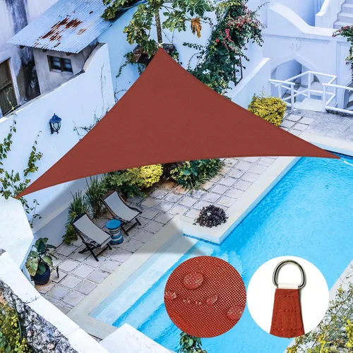 Miniatura 9 de RICHIE Toldo rectangular mejorado de 12 x 16 pies, resistente al agua y bloquea los rayos UV, para patio al aire libre, césped, playa, jardín, Beige