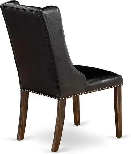Miniatura 12 de East West Furniture I2FO5-749 Irving - Juego de muebles de habitación de 5 piezas, incluye una mesa de comedor redonda con pedestal y 4 sillas