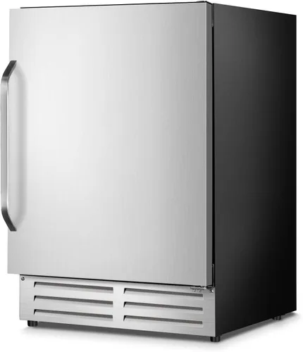 Miniatura 11 de 35.42" W Commercial Under Counter Beverage Refrigerator, 2 Glass Door Back Bar Cooler, Built-in/Freestanding 7.4Cuft Drink Fridge with LED Light