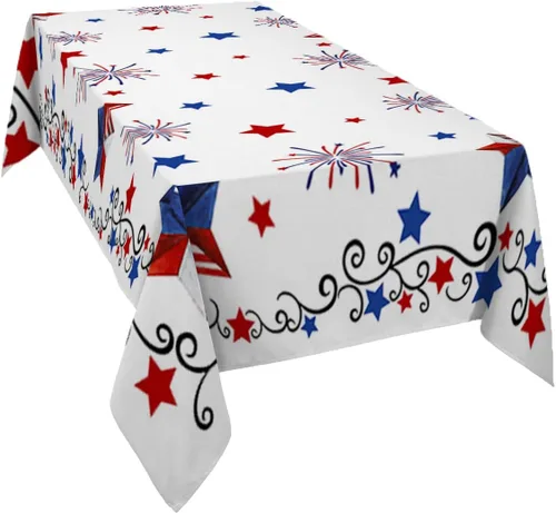 Miniatura 14 de Mantel de muñeco de nieve de Navidad impermeable para mantel redondo, rectangular, ovalado, cuadrado, 54 x 54 pulgadas, mantel para otoño, baby