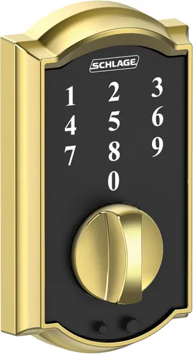 Miniatura 2 de Cerradura de seguridad táctil Schlage Camelot, BE375 CAM 605 Bright Brass