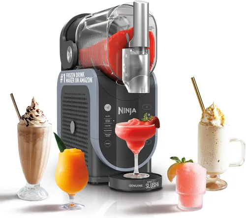 Ninja SLUSHi con tecnología RapidChill, máquina de bebidas congeladas y granizados de 88 oz, 5 programas preestablecidos, margaritas, frappés y más,