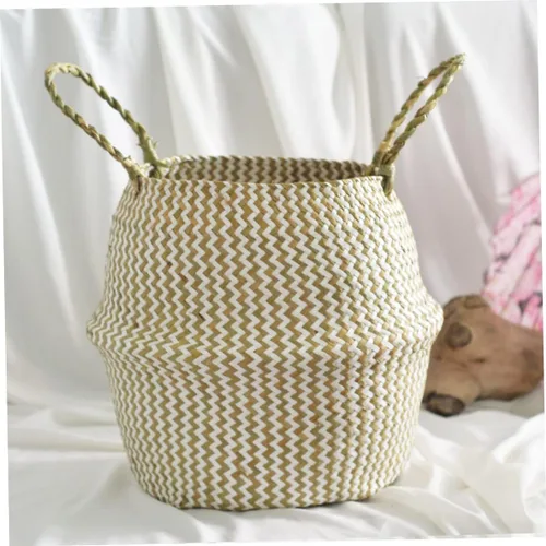 Miniatura 9 de Cesta de almacenamiento de mantas, cesta de lavandería, cesta decorativa tejida, cesta de almacenamiento, cesta de ropa, cesta de habitación, cesta