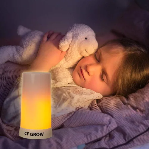 Miniatura 6 de Luz LED con efecto de llama, recargable por USB, impermeable, regulable, 4 modos, linterna con efecto de detección de gravedad y base magnética