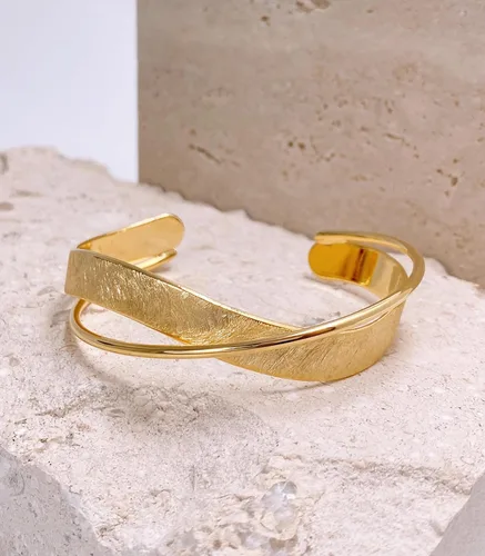 Miniatura 11 de OZEL - Pulseras para mujer, chapados en oro real de 18 quilates, pulseras de oro de cristal colorido para regalos