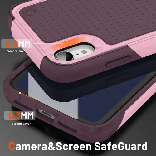 Miniatura 224 de Jeylly Funda para iPhone SE/Funda para iPhone 5S, Exterior de Plástico Duro que Absorbe Golpes + Interior de Silicona de Goma Defensor contra