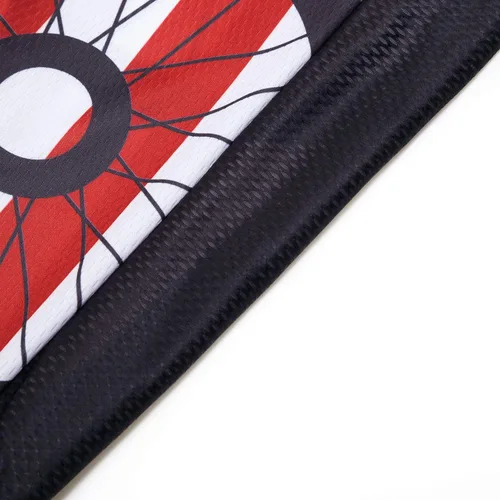 Miniatura 11 de Weimostar Hombre Ciclismo Jersey Manga Corta Bicicleta Ropa Multicolor Diamante