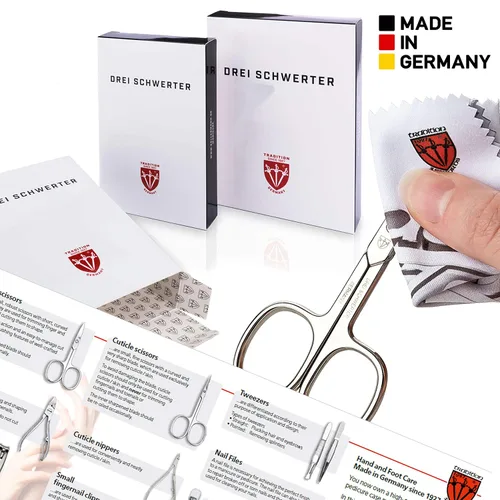 Miniatura 7 de 3 Swords Germany Juego de 8 piezas de manicura y pedicura de calidad de marca para el cuidado profesional de las uñas de los dedos y los pies
