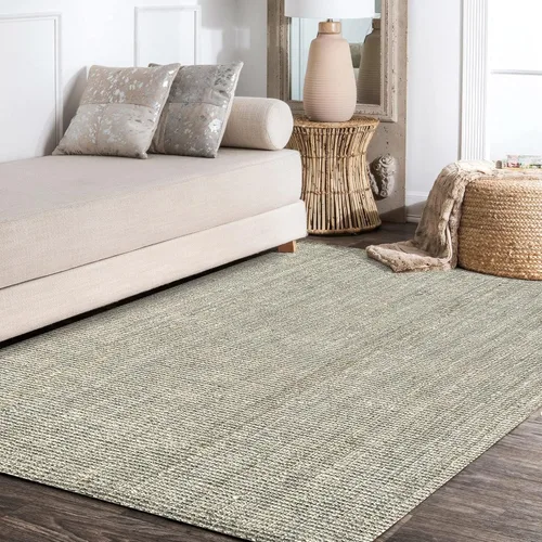 Miniatura 15 de Eyely FRN102C-2 - Alfombra de pasillo de fibra natural tejida a mano de yute grueso para interiores, bohemia; rústica; vintage, dormitorio, cocina