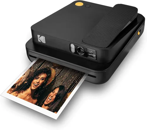 Miniatura 10 de Zink KODAK Smile - Cámara instantánea digital clásica para papel fotográfico Zink de 3.5 x 4.25 pulgadas, Bluetooth, imágenes de 16MP (rojo)
