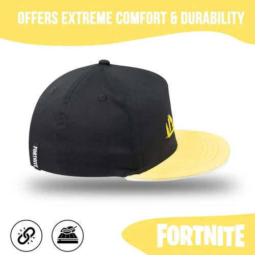 Miniatura 5 de FORTNITE Gorra de béisbol para niños, sombrero de calidad para niños y gorra ajustada, gorra de béisbol de ala plana con diseño elegante