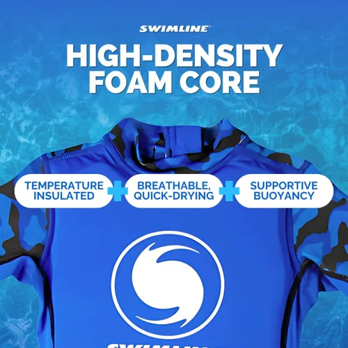 Miniatura 3 de Swimline Chaleco salvavidas con cremallera flotante para entrenamiento de natación – Chaleco salvavidas flotante adecuado para niños de 4 años
