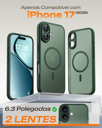 Miniatura 806 de TOCOL Funda para iPhone 11, compatible con Magsafe, protección completa de cámara, imanes integrados, protección contra caídas, funda translúcida