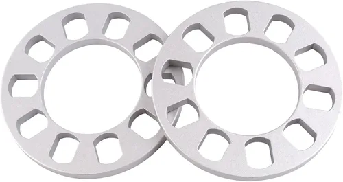 Miniatura 10 de 2PC 5x108 5x110 5x112 5x114.3 5x115 5x120 5x127 5x130 5x4.25 5x4.5 5x4.75 5x5 Espaciadores de Rueda Universales de 1/4 Pulgada (6mm) Compatibles