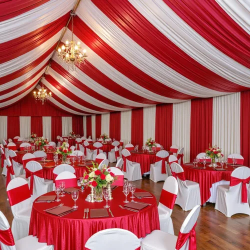 Miniatura 39 de 2 paneles de cortinas de techo beige de 5 x 30 pies para fiestas de boda – 30 pies extra largas de poliéster grueso sin arrugas, decoración