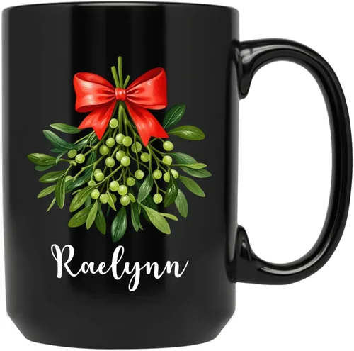 Miniatura 16 de Taza personalizada de Feliz Navidad 2025, taza de cerámica personalizada de muñeco de nieve con nombre, regalo de taza de Navidad para hombres