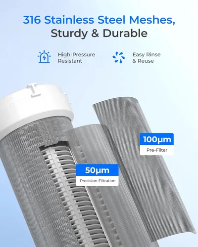 Miniatura 5 de Waterdrop Cartucho de repuesto AP431 para Aqua-Pure AP431, filtro inhibidor de escala de calentador de agua