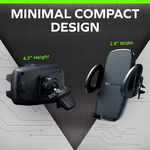 Miniatura 8 de Soporte de teléfono para ventilación de aire, soporte universal para teléfono celular con bloqueo para cualquier teléfono inteligente, iPhone