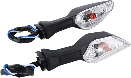 Lámpara de giro para motocicleta, 12 V, indicador de giro de motocicleta, luz amarilla de repuesto para 250 300 400 650 1000 2018?2020 12V