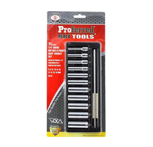 Miniatura 6 de Proferred S09201 Juego de llaves métricas estándar de 1/2", 15 piezas, 12 puntos