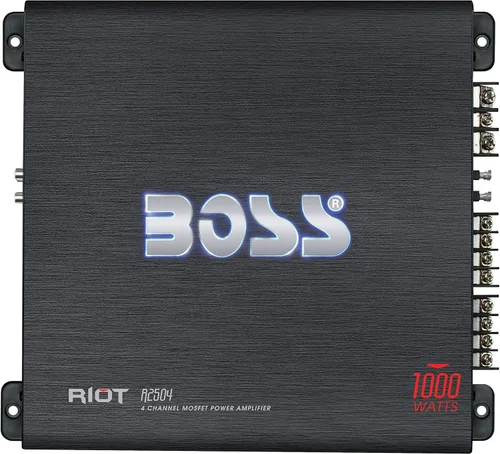 Miniatura 8 de BOSS Audio Systems R3004 amplificador para auto con 4 canales - 1200 W, 2/4 ohmios estables, clase A/B, rango completo, compatible con puente