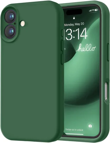 Miniatura 296 de LOVE 3000 Compatible con Funda para iPhone 15, [Cámara de Cobertura Completa de Silicona Suave] [Protección contra Caídas de 8 pies], Forro de Negro