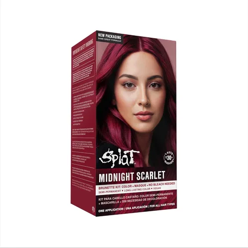 Miniatura 18 de Splat Hair Splat Rebellious Colors 30 Wash - Kit de coloración para el cabello, jade medianoche, 6 onzas Jade(Midnight Jade)