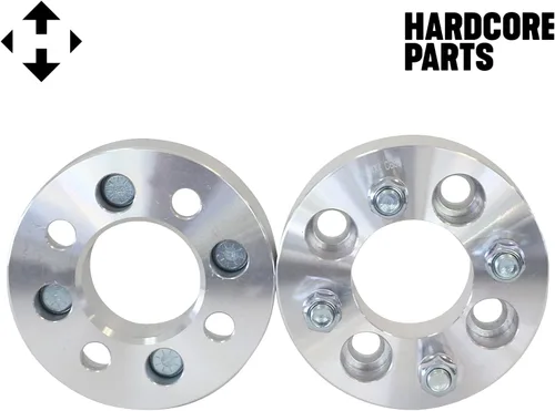 Miniatura 4 de 4x4 EZ GO EZGO Club tacos espaciadores de rueda para Carrito de golf 1/2x20 - SmartPartsCo., plateado (2 QTY Silver)