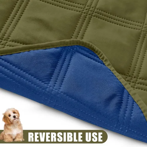 Miniatura 3 de Smiry Funda Manta Impermeable para Cama de Perro de 30x70 pulgadas, Manta Suave Reversible para Mascotas, Lavable a Prueba de Fugas, Protector
