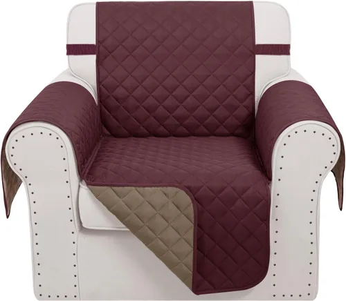 Miniatura 72 de Fundas para silla reclinable, reversible, funda de sofá para mascotas, protector de muebles para niños perezosos