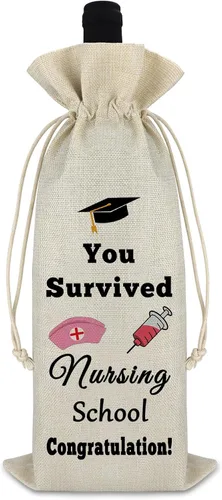 Miniatura 8 de PHD - Regalo de graduación, regalo de graduación, bolsa de vino para hijo e hija, bolsa de vino con cordón, regalo de felicitaciones
