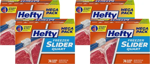 Miniatura 8 de Hefty Slider - Bolsas de almacenamiento para cocina, cuarto de galón, 15