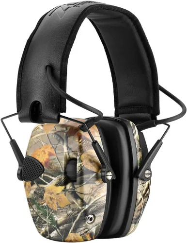 Miniatura 13 de ZOHAN EM054 Electronic Ear Protection for Shooting Range with Sound Amplification Noise Reduction, Ear Muffs for Gun Range a1-Negro