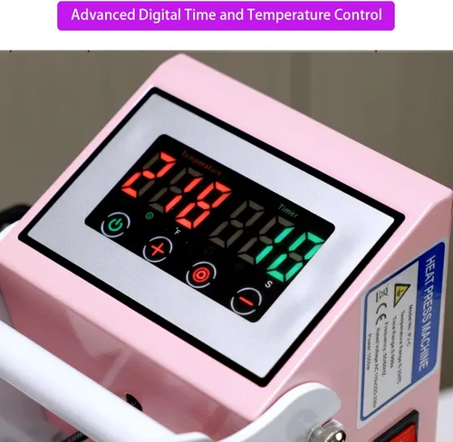 Miniatura 3 de Prensa térmica de 12 x 15 pulgadas: con placa deslizante de apertura automática, máquina de prensa de calor de 1000 W para DTF, sublimación, vinilo