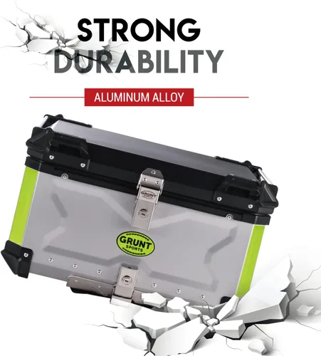 Miniatura 3 de Letusto GRUNT SPORTS - Caja Superior Maleta Trasera de Motocicleta de 45 L, Maletero de Almacenamiento Universal para Scooter, Caja de Casco