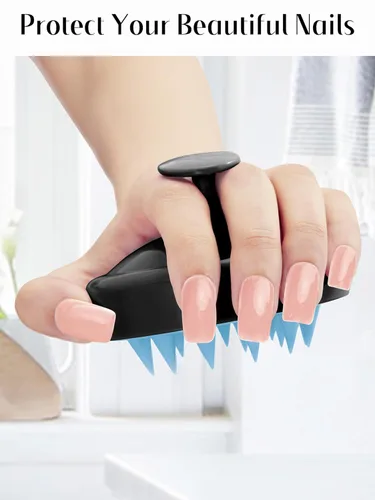 Miniatura 4 de HEETA Masajeador de cuero cabelludo para el crecimiento del cabello, cepillo de champú de silicona suave para el cuero cabelludo y exfoliación