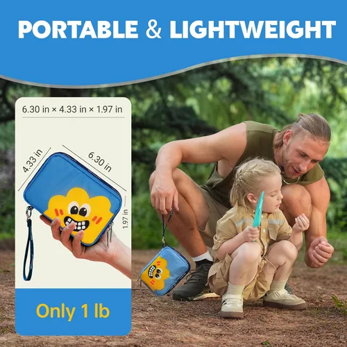 Miniatura 5 de Stbernard Pequeño kit de primeros auxilios para niños y adultos, kit médico con termómetro digital para el hogar, viajes, senderismo, mochila, 6.3 x